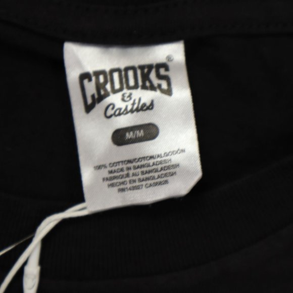 Crooks & castles t-shirt Medium size black color / bandana graphic tee - Picture 5 of 5